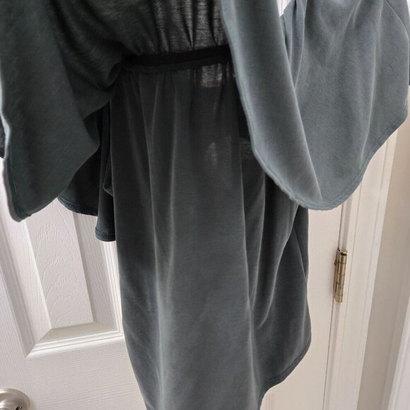 Hummingbird Tamalia Cupro Off-The-Shoulder Knit‎ Top Womens Large Green Summer - Picture 6 of 9